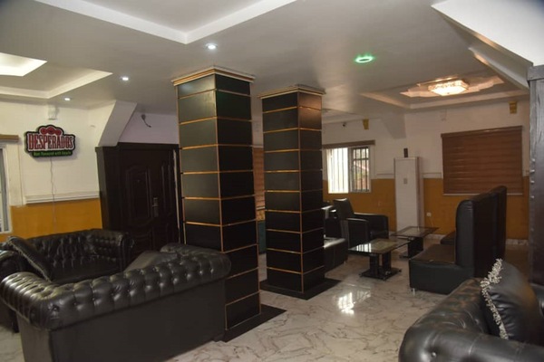 Lobby sitting area