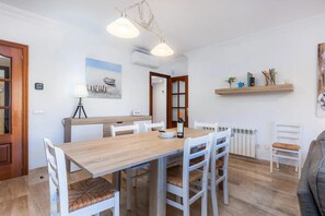 Dining - Sa Estany Apartment  - 1 min to Beach and Restaurants. (Cala Rajada)