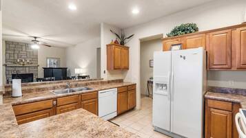 Condo, Multiple Beds, Patio, Garden View (Silver Dollar Hideaway) | Private kitchen | Coffee/tea maker