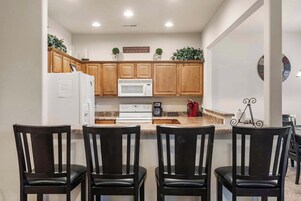 Condo, Multiple Beds, Patio, Garden View (Silver Dollar Hideaway) | Private kitchen | Coffee/tea maker
