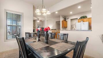 Condo, Multiple Beds, Patio, Garden View (Silver Dollar Hideaway) | Dining