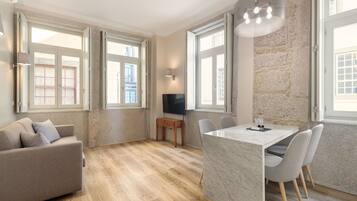 City Apartment | Living area | Flat-screen TV