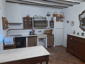 Frigorífic, microones, placa de cuina i cafetera i tetera 