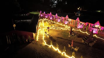 Majoituspaikan julkisivu