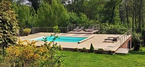 A heated pool - Gîte Le Haut-Vent
1 bedroom apartment 1st floor (Fosses-la-Ville)