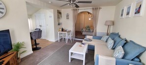 Smart TV, video games, DVD player, books