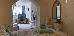 1 bedroom, iron/ironing board, travel cot, free WiFi