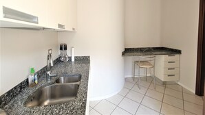 Apartment | Private kitchen | Espresso maker, coffee/tea maker, full-size fridge, microwave - Via Panoramica (Baveno)