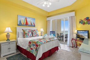 Condo, nhiều giường, ban công, quang cảnh biển | 2 phòng ngủ, trang trí khác biệt 
