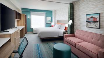 Televisión de pantalla plana, estación para iPod