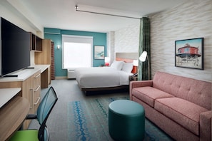 55-inch flat-screen TV with satellite channels, TV, iPod dock - Home2 Suites by Hilton Towson (Towson)