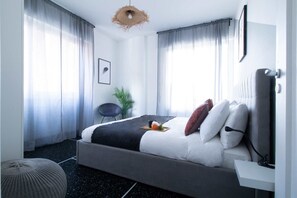 1 sovrum, sängkläder och rullstolsanpassning