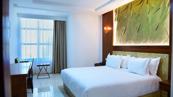 Chambre Double Classique | Draps en coton égyptien, literie de qualité supérieure