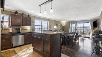 Condo, Multiple Beds, Fireplace, Golf View (Twedt's Retreat) | Private kitchen | Coffee/tea maker