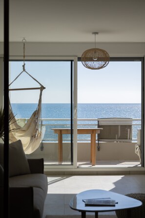 Living area - Sea view studio (Palavas-les-Flots)