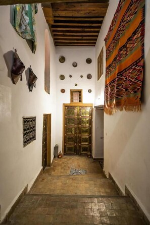 Interior entrance