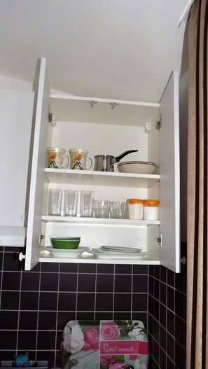 Apartamento | Baño | Ducha, secador de pelo y toallas