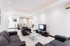 Leilighet, 2 queensize-senger | Oppholdsområde