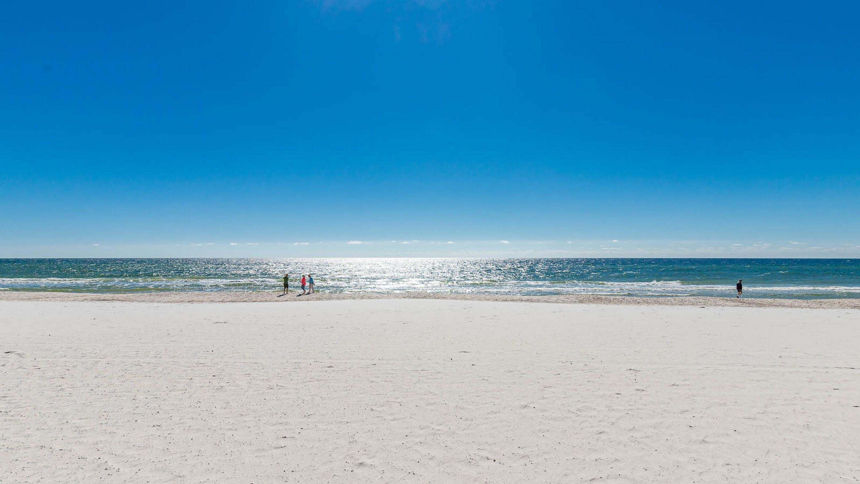 On the beach