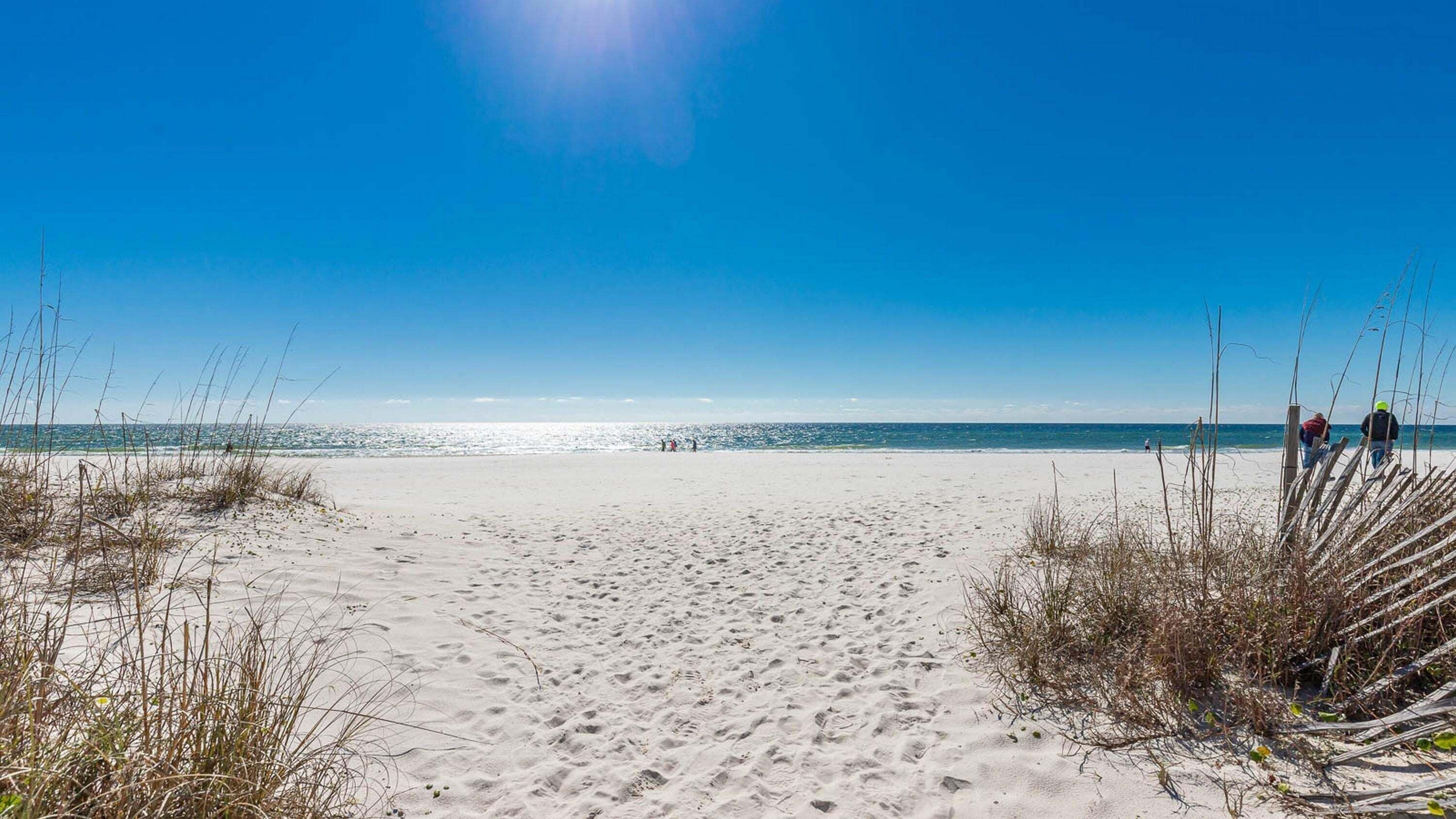 Aan het strand
