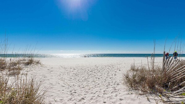 On the beach - Island Winds East by Brett/Robinson Vacations (Gulf Shores)