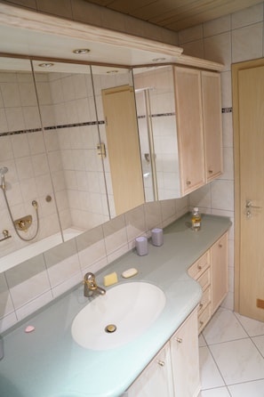 Hair dryer, towels, soap, toilet paper - Apartment suitable for allergy sufferers (Berglen)
