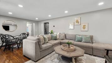 TV connectée, cheminée