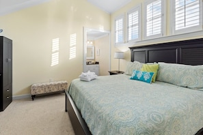 Condo, 3 Bedrooms | 3 bedrooms, desk, laptop workspace, iron/ironing board