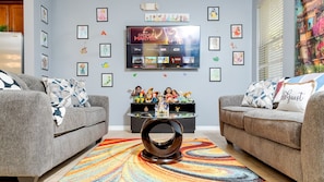 Condo, Multiple Beds, Kitchen, City View | Living area - Be Our Guest (Kissimmee)