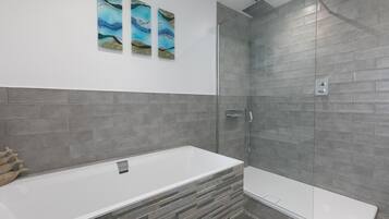 Shower, hair dryer