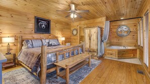 Cabin, 1 King Bed with Sofa bed, Hot Tub, Mountain View (Only Dreamin') | 1 bedroom, WiFi (free), individually decorated, individually furnished - Only Dreamin' Cabin w/ Private Hot Tub (Sevierville)