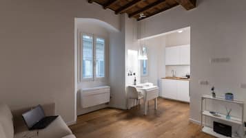 Appartamento Basic, 1 letto matrimoniale con divano letto | Interni