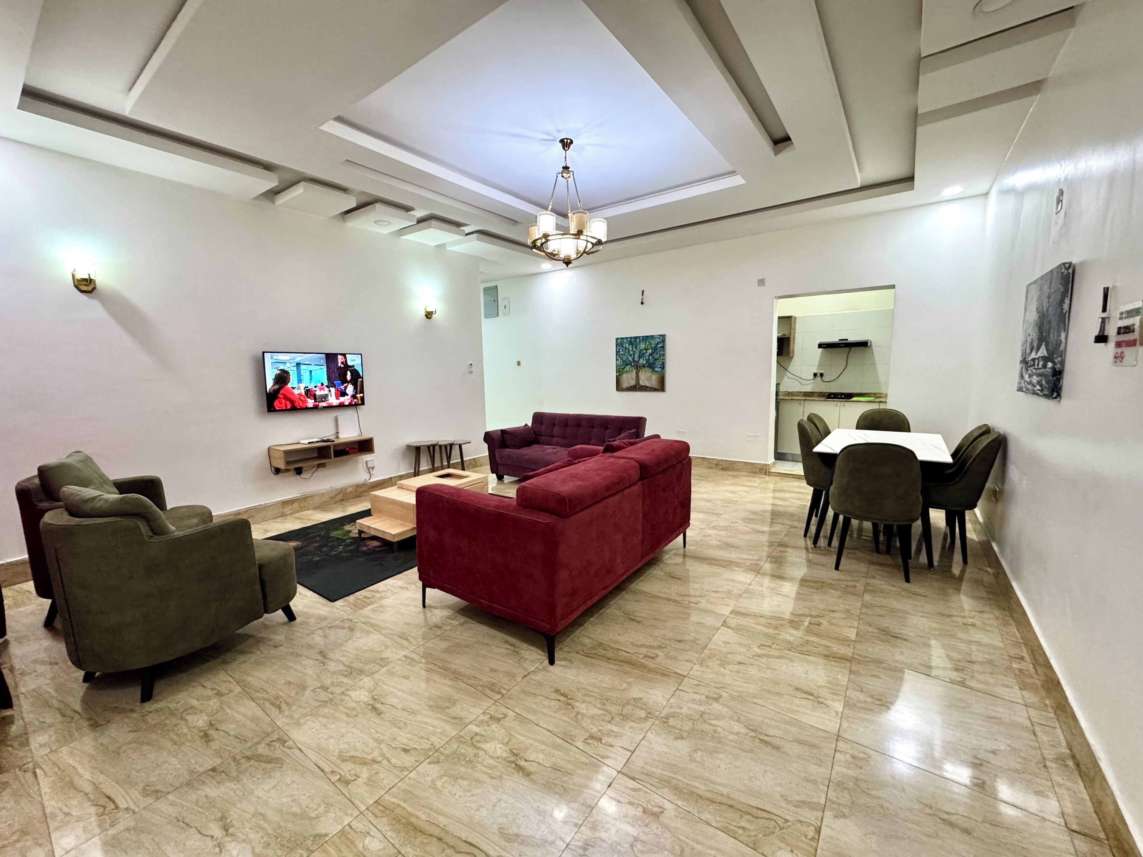 Apartment, 2 Bedrooms, Non Smoking | Living area | 43-inch Smart TV with digital channels, Netflix, streaming services