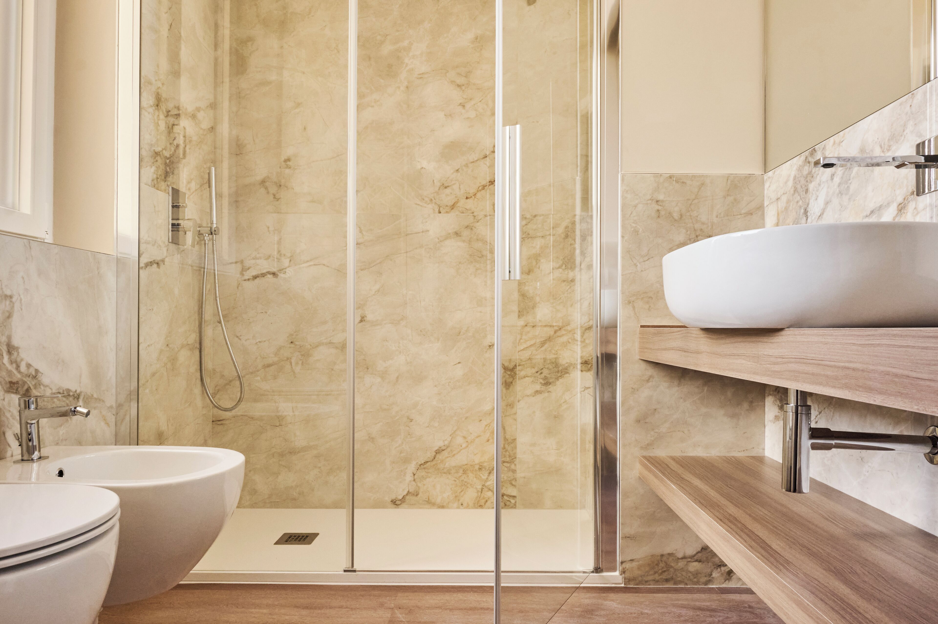 Ripa 4 (Ripa di Porta Ticinese 73) | Badkamer | Gratis toiletartikelen, een haardroger, handdoeken, zeep