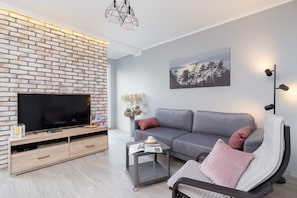 Departamento, 1 habitación, balcón | 1 habitación, wifi gratis y ropa de cama 