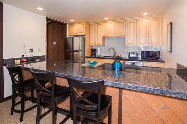 Condo, 2 Bedrooms | Private kitchen | Fridge, coffee/tea maker, toaster