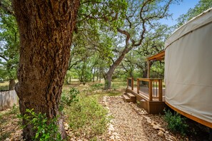 Property grounds - Ot 3515j Texas Yurt Haus: Javelina 1 Bedroom Cabin by RedAwning (New Braunfels)