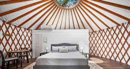 Ot 3515e Texas Yurt Haus: 5 Yurts! 5 Bedroom Cabin by RedAwning