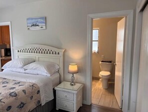 Iron/ironing board, travel crib, free WiFi, bed sheets