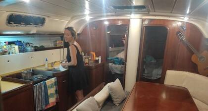 LARGE LUXURY SAILBOAT 14 X 4.25