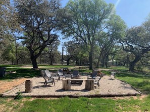 Cabin, 1 Bedroom | Property grounds - Ot 3515a Texas Yurt Haus: Armadillo 1 Bedroom Cabin by RedAwning (New Braunfels)