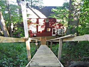 Property grounds - Douglas Beach Cottage: Lake Michigan Waterfront, Private Beach, Pet Friendly (Douglas)