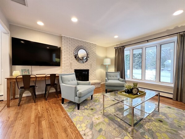 تلفزيون بشاشة مسطحة، مدفأة