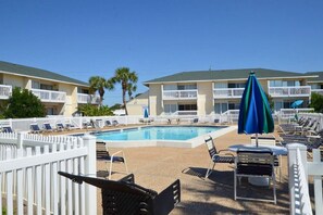 Condo, 2 Bedrooms | Pool | A heated pool - Hook, Wine, & Linger 2 Bedroom Condo by RedAwning (Destin)