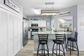 Condo, 2 Bedrooms | Private kitchen | Fridge, oven, coffee/tea maker, electric kettle - Hook, Wine, & Linger 2 Bedroom Condo by RedAwning (Destin)