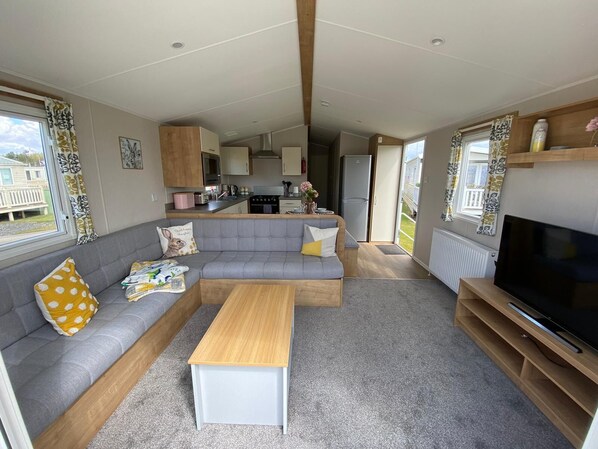 Ferienhütte | Wohnbereich