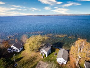 Exterior - Bay Vista - 3BR, 2BA waterfront home with sunset views over Middle Bay (Harpswell)