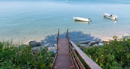Beautiful ocean views and spectacular sunsets at this modern beachfront home