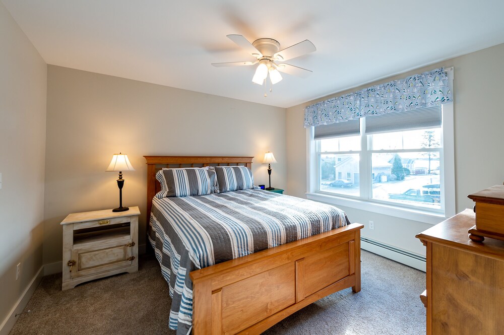 Just steps away from Stover's Point Beach, great for swimming and