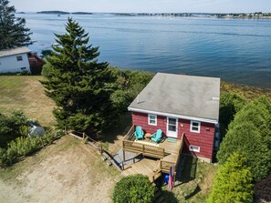 Exterior - Sea Ledge North - Capture Breathtaking Sunsets from this Beautiful Home (Bailey Island)